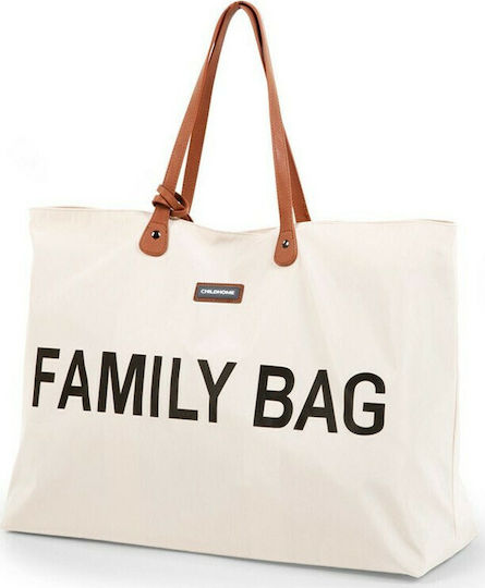 Childhome Τσάντα-Αλλαξιέρα Ώμου/Χειρός Family Off White 55x18x40εκ.