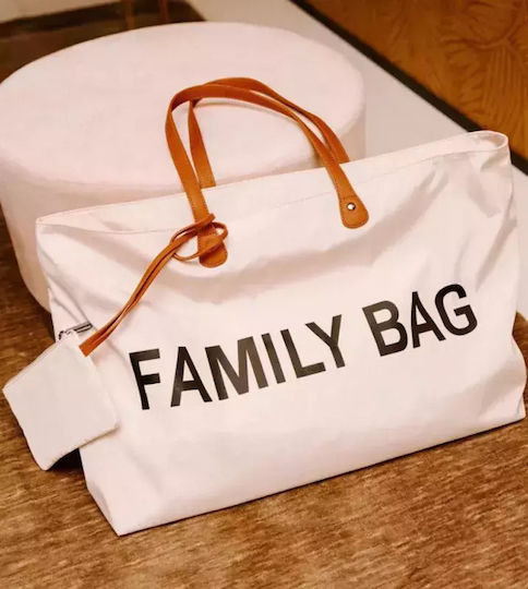 Childhome Τσάντα-Αλλαξιέρα Ώμου/Χειρός Family Off White 55x18x40εκ.