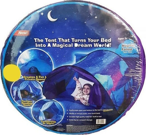 Kids Bed Tunnel Magical Forest Purple