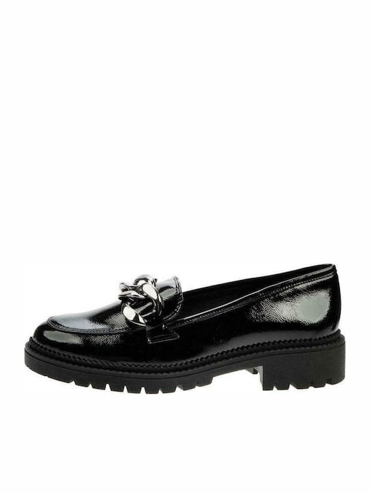 S Γυναικεία Loafers σε Μαύρο Χρώμα