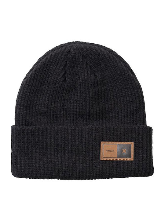 Hurley Northridge Beanie Beanie Knitted in Black color