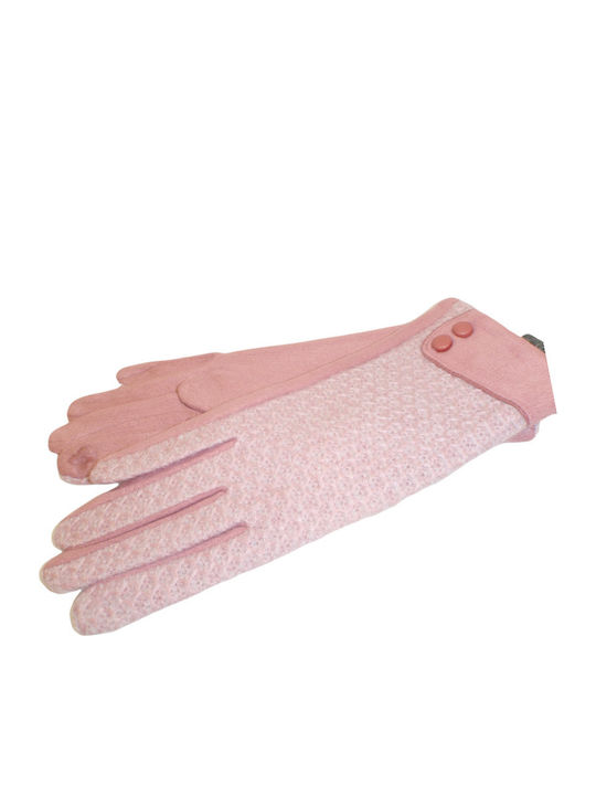 Verde Women's Touch Gloves Pink
