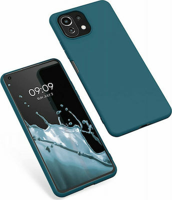 KWmobile Silicone Back Cover Petrol Matte (Mi 11 Lite / 11 Lite 5G / 11 Lite 5G NE)