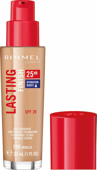 Rimmel Lasting Finish 25h Foundation 160 Vanilla 30ml