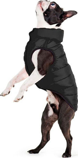 WauDog AiryVest One Μπουφάν Σκύλου Αδιάβροχο Μαύρο με Μήκος Ράχης 40 εκ.