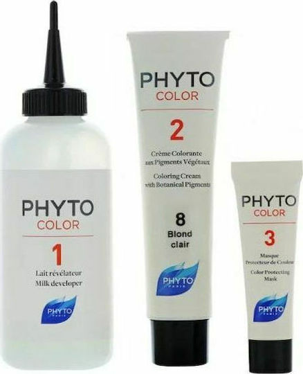 Phyto Phytocolor Βαφή Μαλλιών Χωρίς Αμμωνία 8.0 Ξανθό Ανοιχτό 50ml