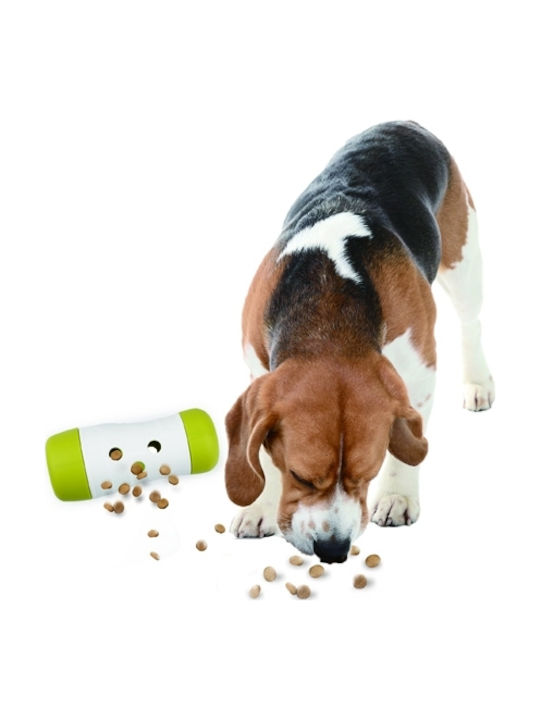 All For Paws Treat Frenzy Roll Образователна Играчка За Кучета 15.5 См Зелена