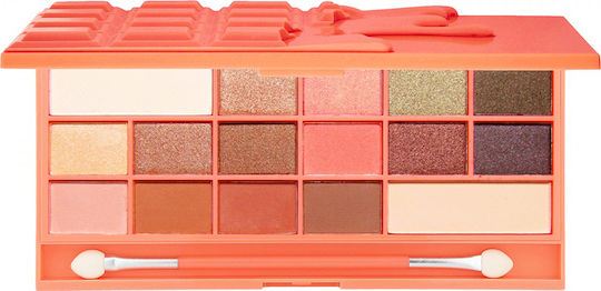 Revolution Beauty I Heart Chocolate Lidschattenpalette in fester Form Peaches 22gr