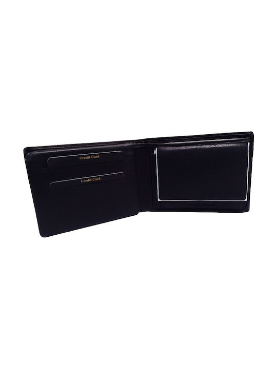 Diplomat Men's Leather Wallet with RFID Black