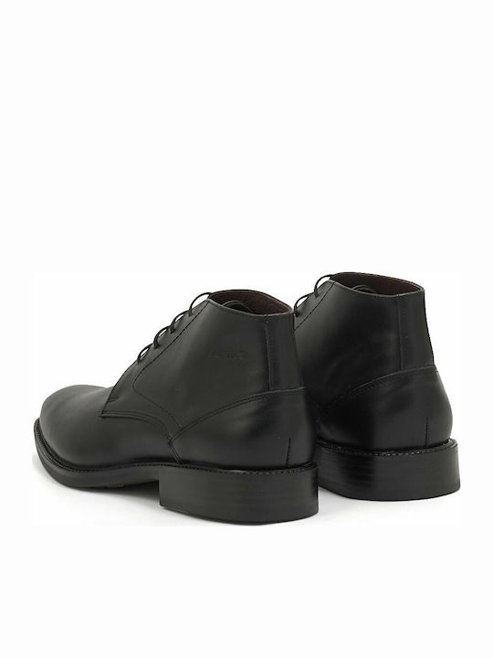 Leather Anatomical Men's Boots Black
