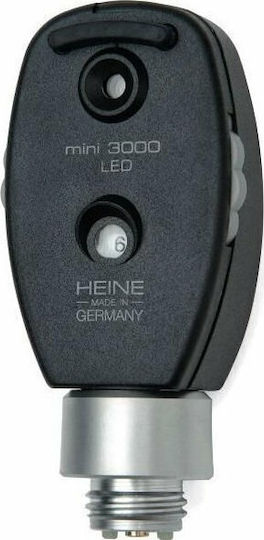 Heine Μini 3000 LED Офталмоскоп Глава Черен
