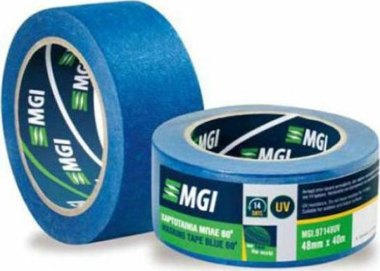 MGI Paper Tape 48mm x 40m UV Blue 97148