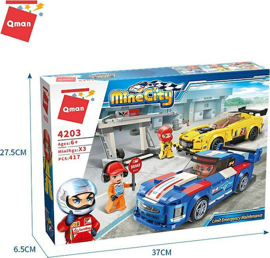 Qman Qman Building Blocks Limit Emergency Maintenance for 6+ Years 417 Pieces