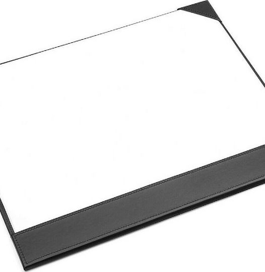 Osco Single Desk Pad Leather Black 59x47cm