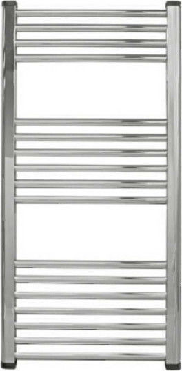 Splendid Elegant Round Straight Towel Rail Bathroom 1600x600 1035kcal/h Silver
