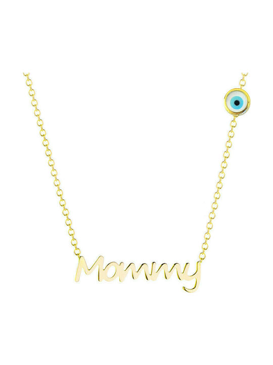 Necklace Mum from Gold 9 K