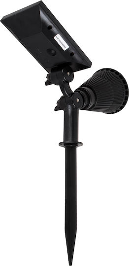 GloboStar Καρφωτό Ηλιακό Φωτιστικό 8W 800lm Θερμό Λευκό 3000K με Φωτοκύτταρο IP67