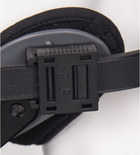 Medical Brace MB.2510 Saturn Ρυθμιζόμενος Νάρθηκας Αυχένα σε Μαύρο Χρώμα