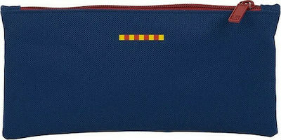 F.C. Barcelona Fabric Pencil Case with 2 Compartments Multicolour