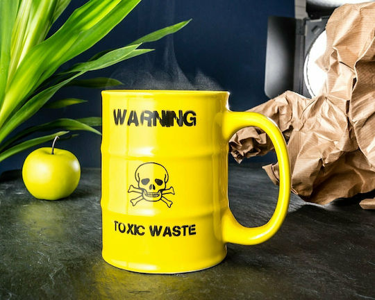Toxic Waste Cană Ceramică Galbenă 450ml