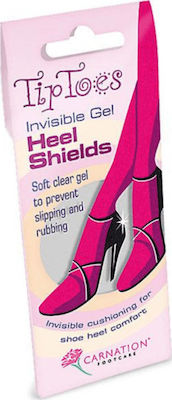 Carnation TipToes Invisible Heel Shields Blister Gel Patches 2pcs