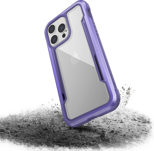 X-Doria Raptic Shield Pro Umschlag Rückseite Kunststoff Lila (iPhone 13 Pro)