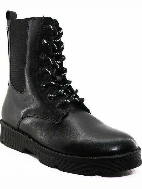 Gioseppo Adrar Leather Women's Ankle Boots Black