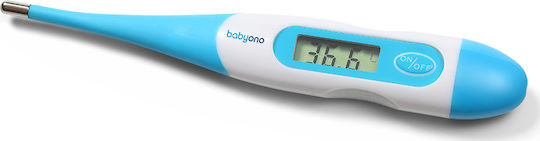 Babyono Babyono Digital Armpit Thermometer Suitable for Babies Flexible Light Blue