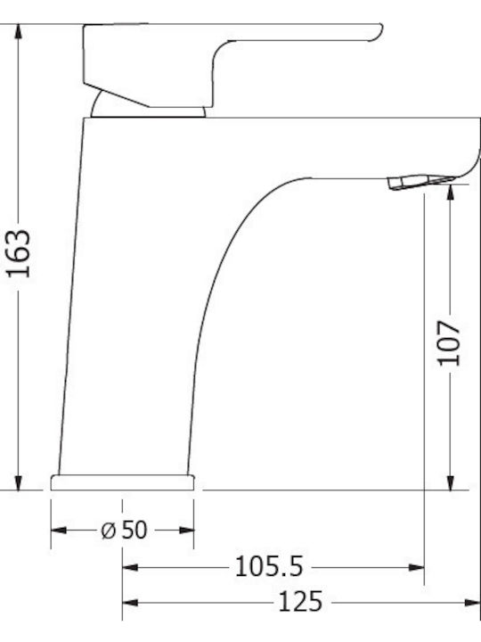Viospiral Drop Mischung Waschtischarmatur