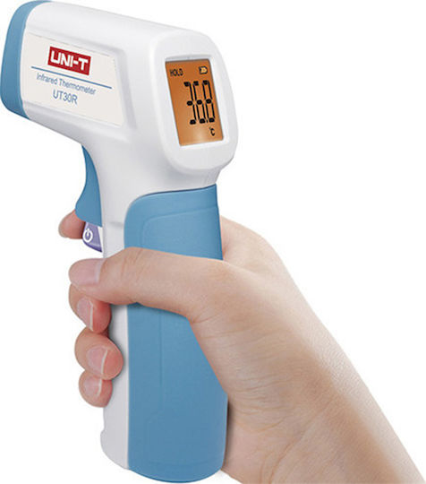 Uni-T Infrarot Stirn Thermometer Geeignet für Babys Hellblau UT30R