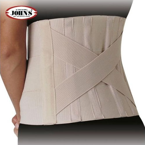 Johns 11200 Elastic Belt Waist with Stays Height 22cm in Beige color