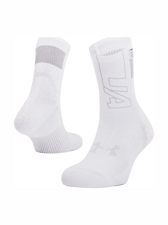 Under Armour Dry Run Running Κάλτσες Λευκές 1 Ζεύγος