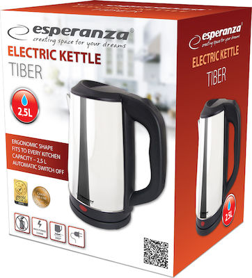 Esperanza Kettle 2.5lt 2200W Gray