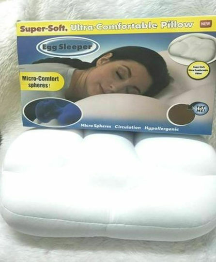 Neck Pillow 52x30x11cm in White Colour 03006EGG00WH