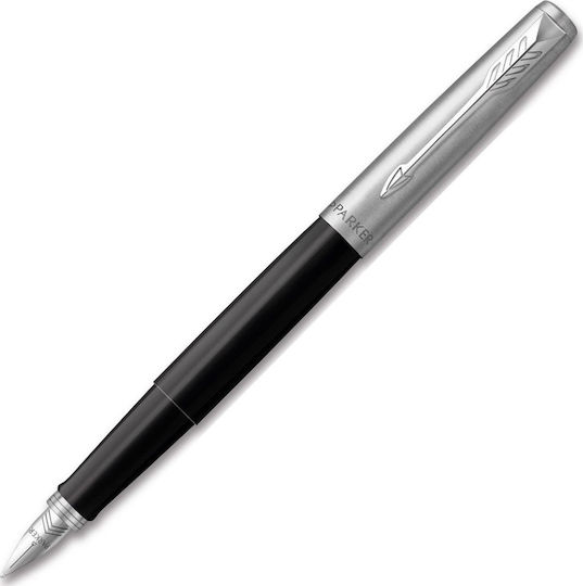 Parker Jotter Pen Set Ballpoint with Fountain Pen Black CT in a case (in a paper cassette)