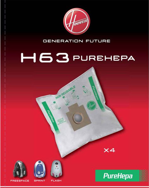 H63 HOV208M SACCHETTI ASPIRAPOLVERE IN MICROFIBRA HOOVER FREESPACE