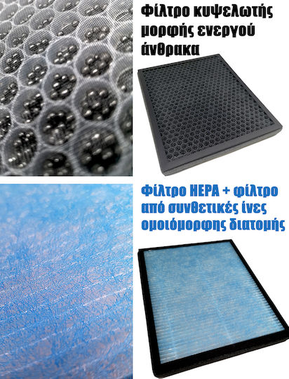 Telco Ιονιστής / Καθαριστής Αέρα 35W για Χώρους 50m²