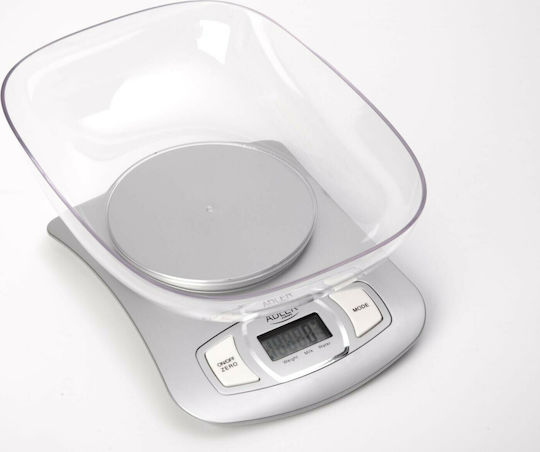 Adler AD-3137 Ψηφιακή Ζυγαριά Κουζίνας με Κάδο έως 5kg Silver