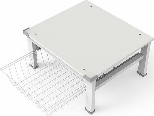 Meliconi Base Space Basket 070-0593 Βάση Πλυντηρίου/Στεγνωτηρίου από Πλαστικό με Συρτάρι 60x60εκ.