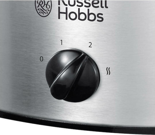 Russell Hobbs Slow Cooker 160W με Χωρητικότητα 3.5lt Ασημί