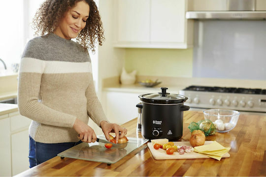 Russell Hobbs Chalkboard Slow Cooker 200W with Capacity 3.5lt Black