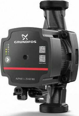 Grundfos Alpha1 L 25/6 Ηλεκτρονικός Κυκλοφορητής Θέρμανσης 180mm