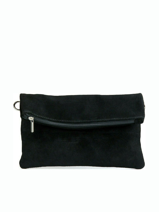 Leather Women's Clutch Black