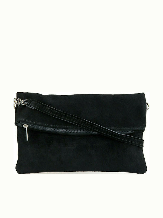Leather Women's Clutch Black