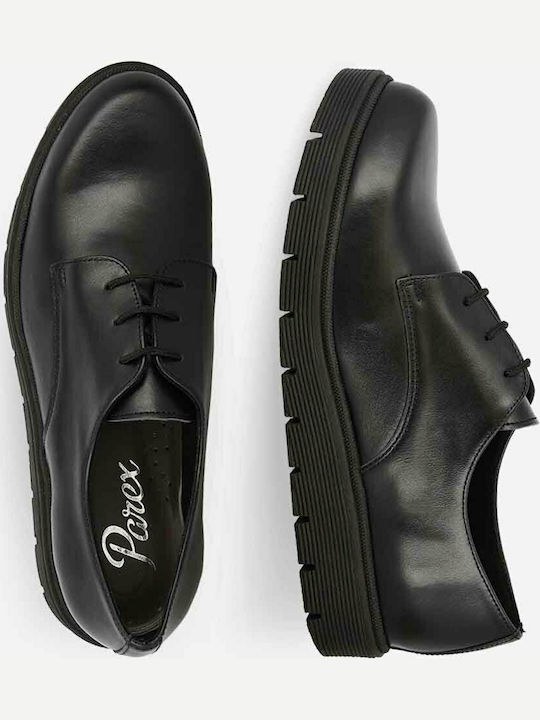 Oxfords pentru femei în Negru Culore
