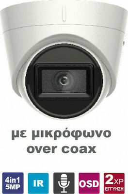 Hikvision DS-2CE78H0T-IT3FS CCTV Surveillance Camera 1080p Full HD Waterproof with Microphone and Lens 2.8mm