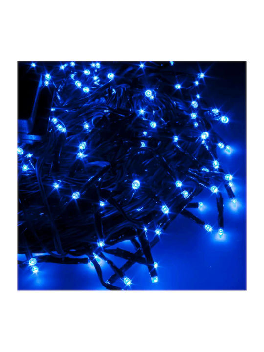100 Lights LED 9m. Blue in String 1pcs