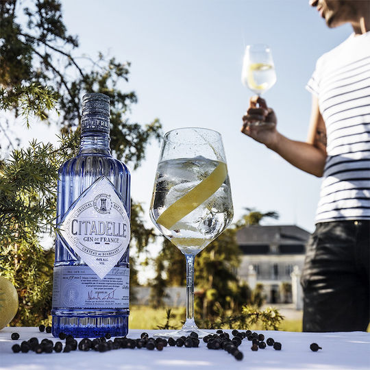 Citadelle Σύνθεση με Ποτήρια Gin De France 700ml