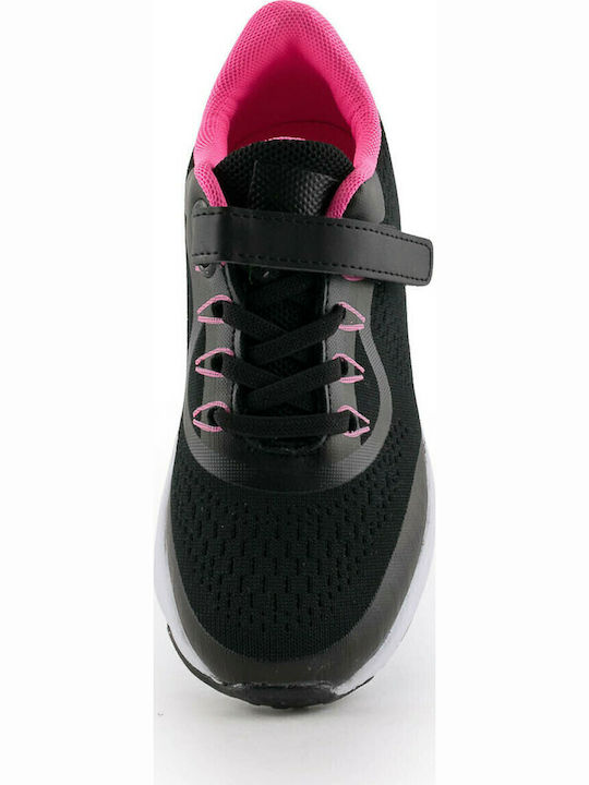 233 Παιδικά Sneakers με Σκρατς Μαύρα