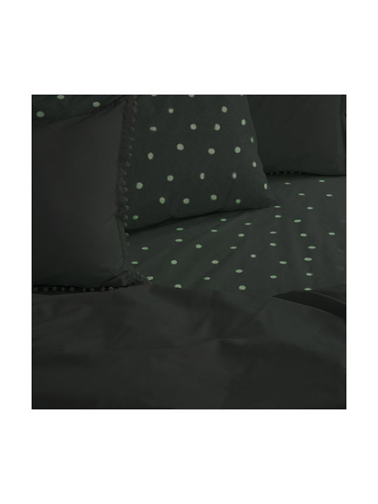 Palamaiki Kids Rod Pocket Glow-in-the-Dark Curtain Luminous Fleck Lilac 170x260cm
